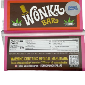 Wonka Bar Edible - Wonka Bar Oatmeal Cream Pie